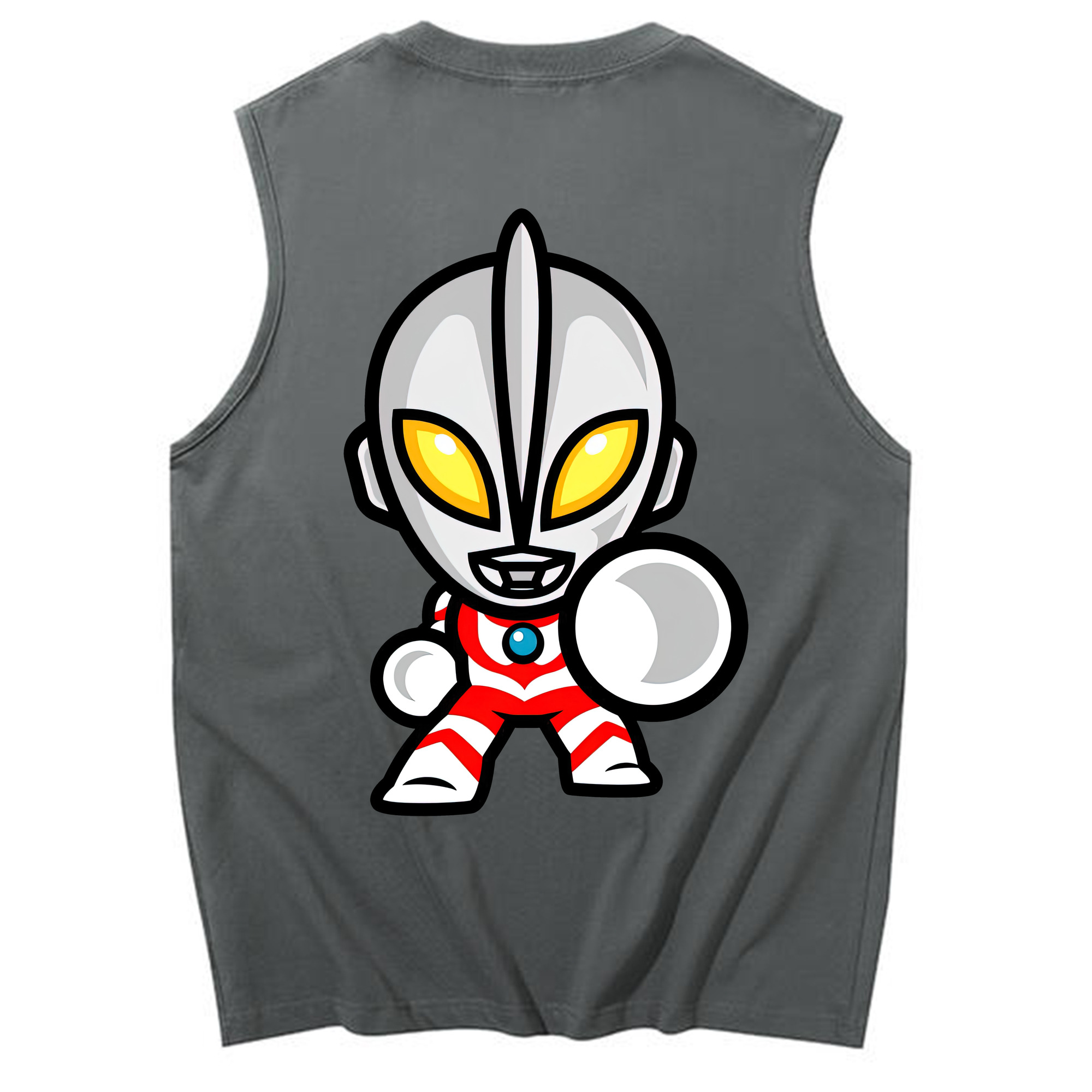 （画像用） ウルトラマン Ultraman コットン100％タンクトップ（背面プリント）
